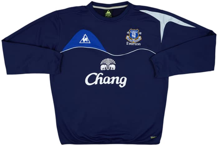2010-11 Everton Le Coq Sportif Sweat Top - 8/10 - (XL)
