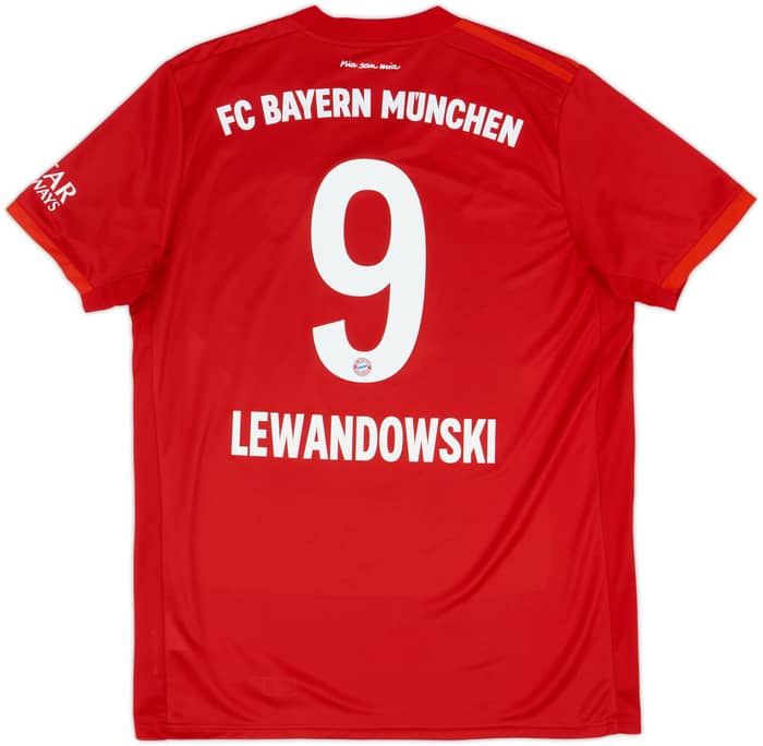 2019-20 Bayern Munich Home Shirt Lewandowski #9 - 8/10 - (L)
