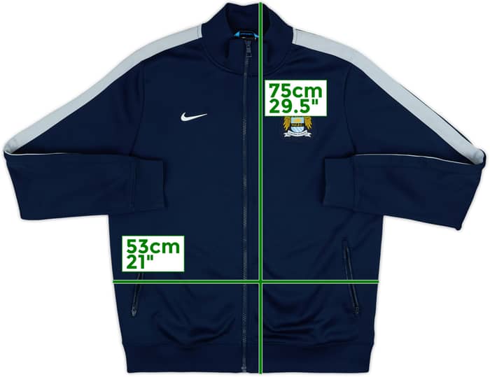 2013-14 Manchester City Nike Track Jacket - 7/10 - (L)