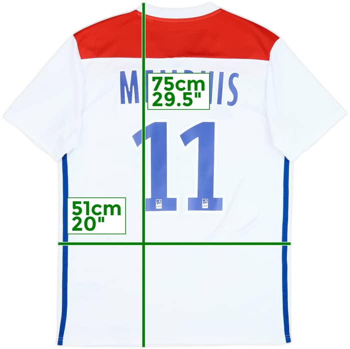 2018-19 Lyon Home Shirt Memphis #11 - 8/10 - (M)