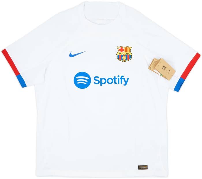 2023-24 Barcelona Authentic Away Shirt Lewandowski #9 (XL)