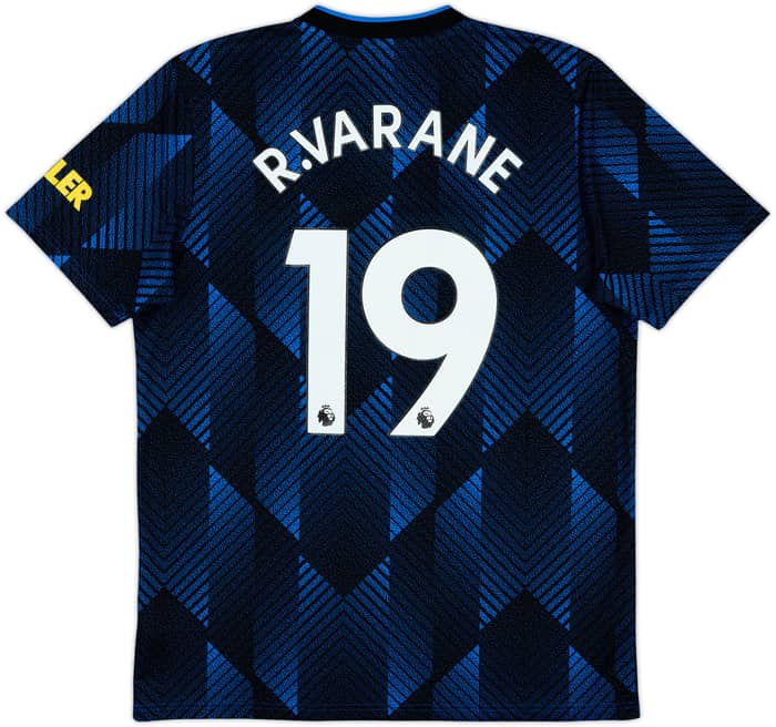 2021-22 Manchester United Third Shirt R.Varane #19 - 8/10 - (L)