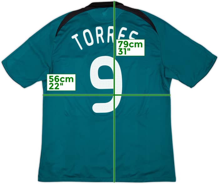 2008-09 Liverpool Third Shirt Torres #9 - 6/10 - (XL)