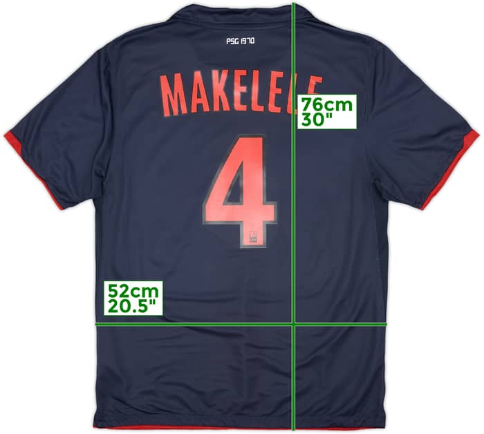 2010-11 Paris Saint-Germain Away Shirt Makelele #4 - 7/10 - (L)