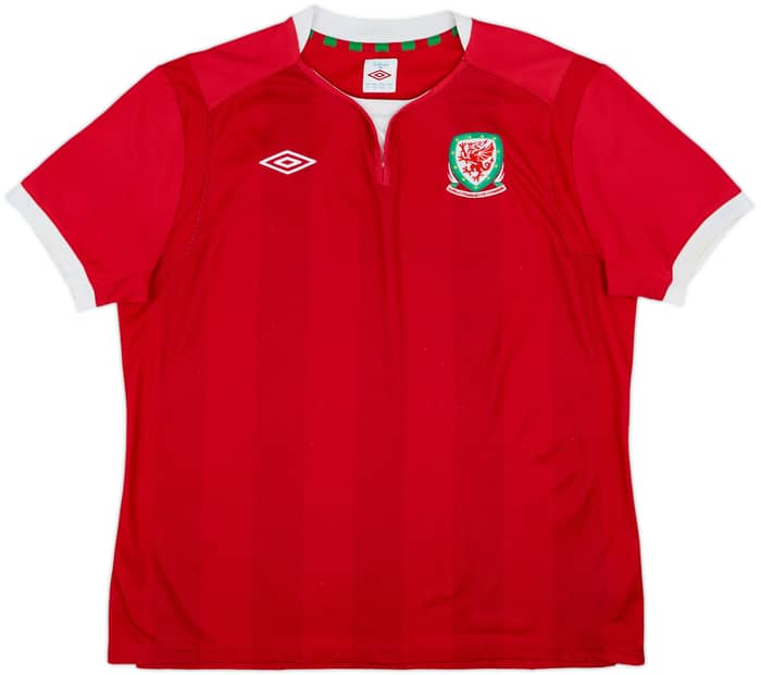 2011-12 Wales Home Shirt - 8/10 - (XL)
