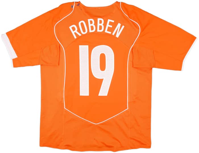 2004-06 Netherlands Home Shirt Robben #19 - 5/10 - (L)