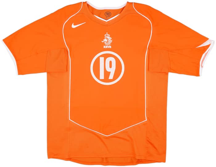 2004-06 Netherlands Home Shirt Robben #19 - 5/10 - (L)