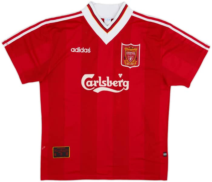 1995-96 Liverpool Home Shirt Rush #9 - 5/10 - (L)