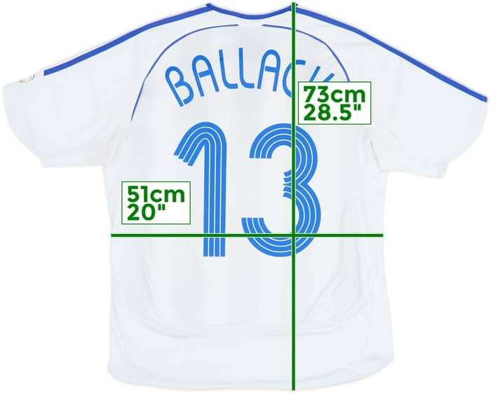 2006-07 Chelsea Away Shirt Ballack #13 - 5/10 - (XL.Boys)
