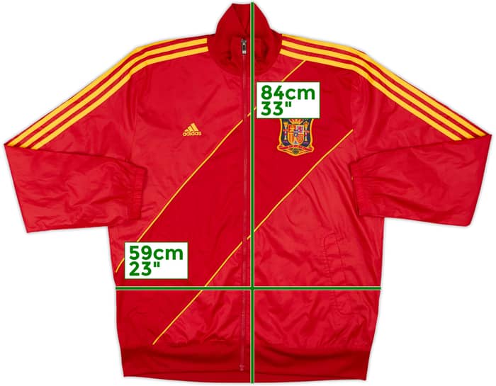 2012-13 Spain adidas Track Jacket - 7/10 - (L)