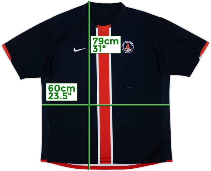 2006-07 Paris Saint-Germain Home Shirt - 5/10 - (XL)