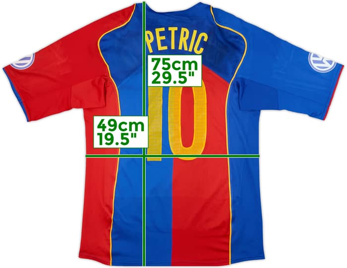 2004-05 FC Basel Home Shirt Petric #10 - 4/10 - (L)