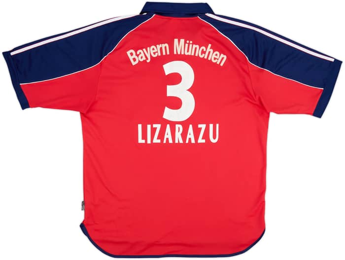 1999-01 Bayern Munich Home Shirt Lizarazu #3 - 6/10 - (XL)