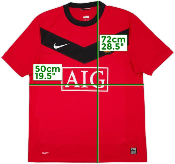 2009-10 Manchester United Home Shirt - 5/10 - (M)