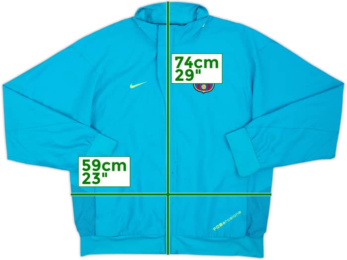2007-08 Barcelona Nike Track Jacket - 8/10 - (L)