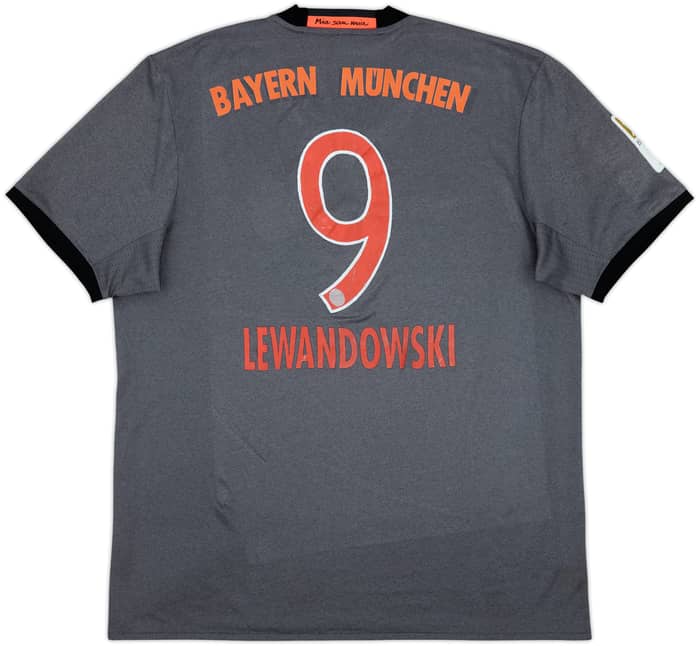 2016-17 Bayern Munich Away Shirt Lewandowski #9 - 5/10 - (XL)