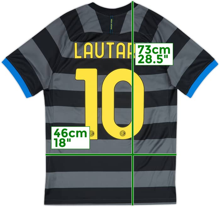 2020-21 Inter Milan Third Shirt Lautaro #10 - 8/10 - (S)