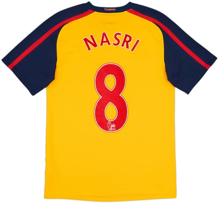 2008-09 Arsenal Away Shirt Nasri #8 - 8/10 - (S)