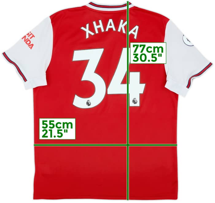 2019-20 Arsenal Home Shirt Xhaka #34 - 5/10 - (L)