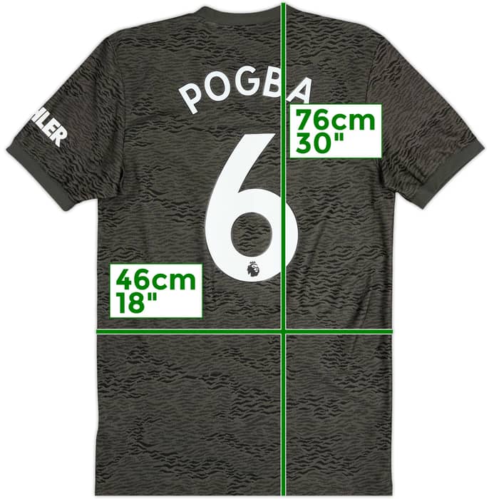 2020-21 Manchester United Away Shirt Pogba #6 - 10/10 - (S)