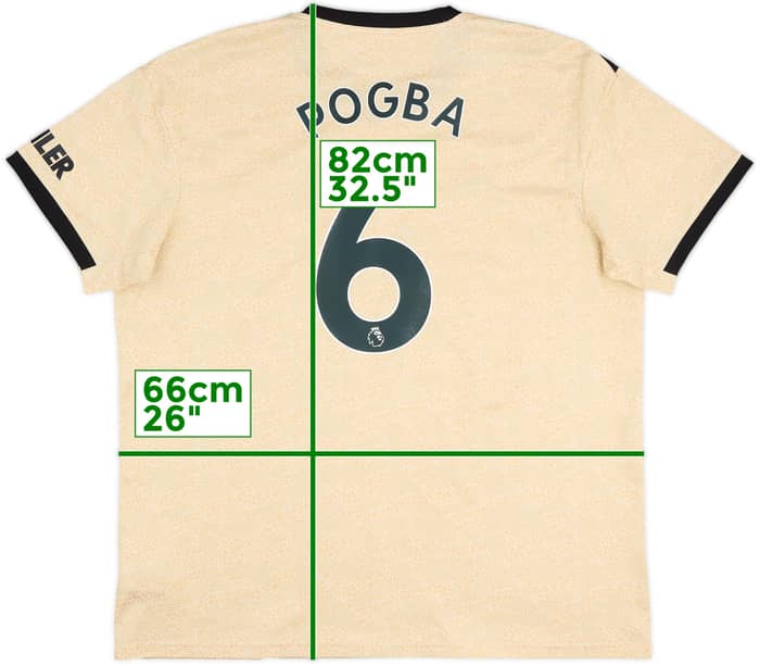 2019-20 Manchester United Away Shirt Pogba #6 - 10/10 - (XXL)