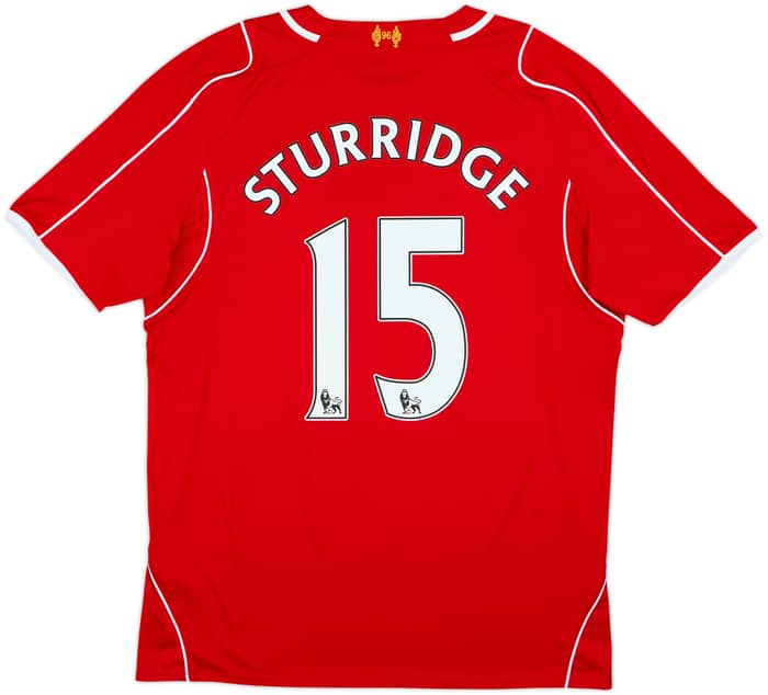 2014-15 Liverpool Home Shirt Sturridge #15 - 6/10 - (L)