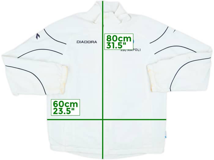 2006-07 Napoli Diadora Track Jacket - 6/10 - (M)