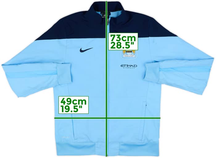 2013-14 Manchester City Nike Track Jacket - 6/10 - (S)