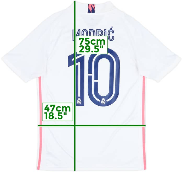 2020-21 Real Madrid Home Shirt Modric #10 - 8/10 - (S)