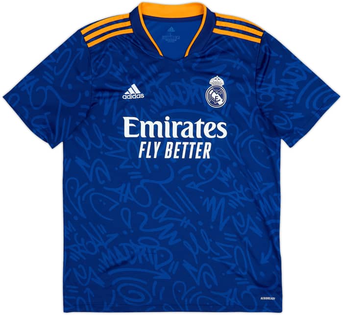 2021-22 Real Madrid Away Shirt Benzema #9 - 7/10 - (L)