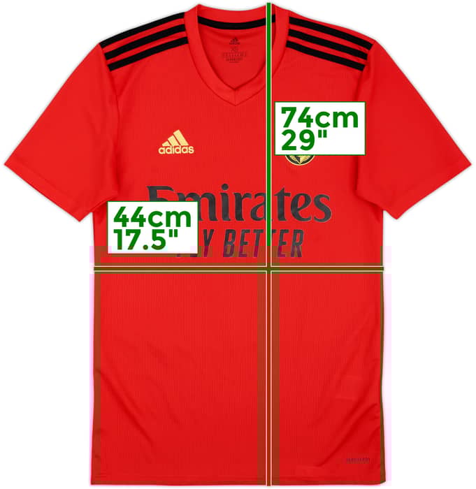 2020-21 Benfica Home Shirt - 7/10 - (XS)
