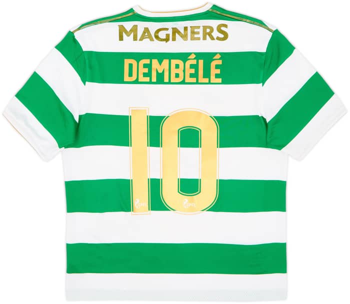 2017-18 Celtic 'Lisbon Lions 50th Anniversary' Home Shirt Dembele #10 - 5/10 - (S)