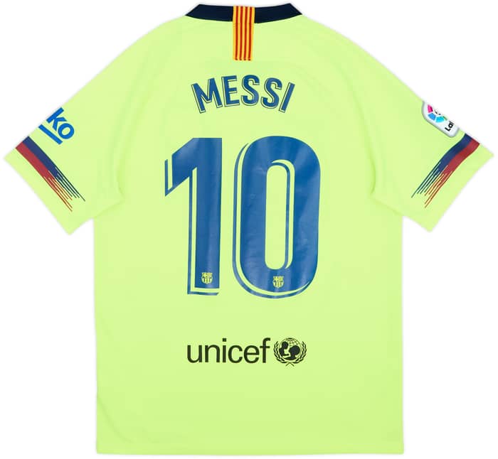 2018-19 Barcelona Visitante Camiseta Messi #10 - 8/10 - (M)