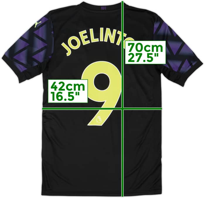 2020-21 Newcastle Third Shirt Joelinton #9 - 10/10 - (S)