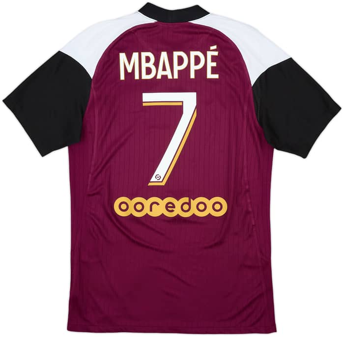 2020-21 Paris Saint-Germain Third Shirt Mbappe #7 - 8/10 - (S)