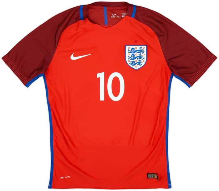 2016-17 England Authentic Away Shirt Rooney #10 - 4/10 - (M)