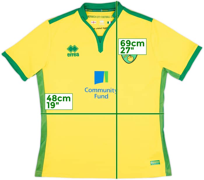 2016-17 Norwich Home Shirt - 6/10 - (Women's L)