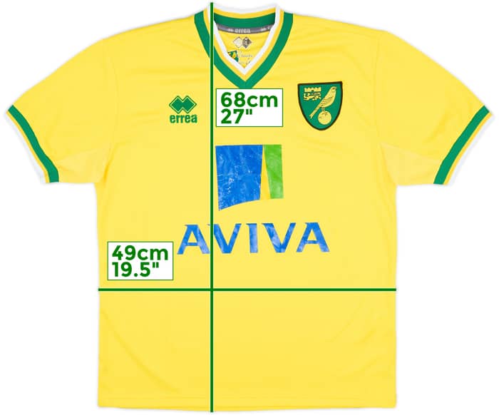 2011-12 Norwich Home Shirt - 6/10 - (S)