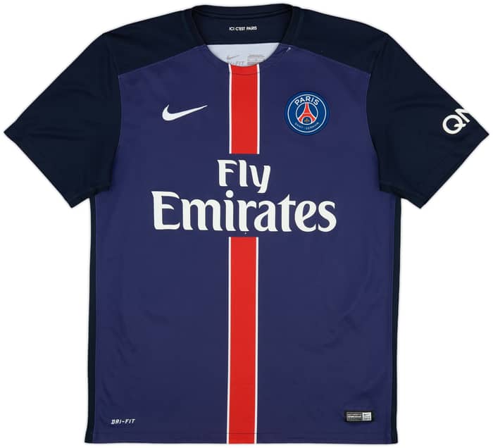 2015-16 Paris Saint-Germain Home Shirt Ibrahimovic #10 - 5/10 - (M)
