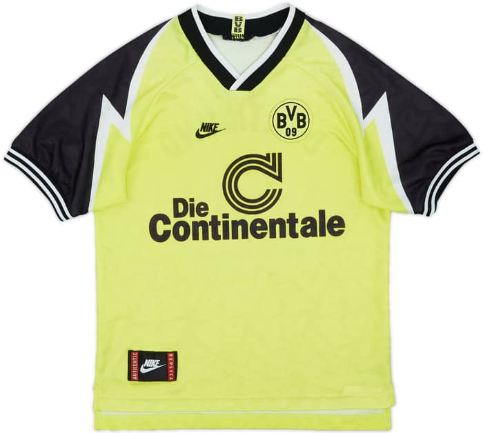1995-96 Borussia Dortmund Home Shirt - 9/10 - (XL.Boys)