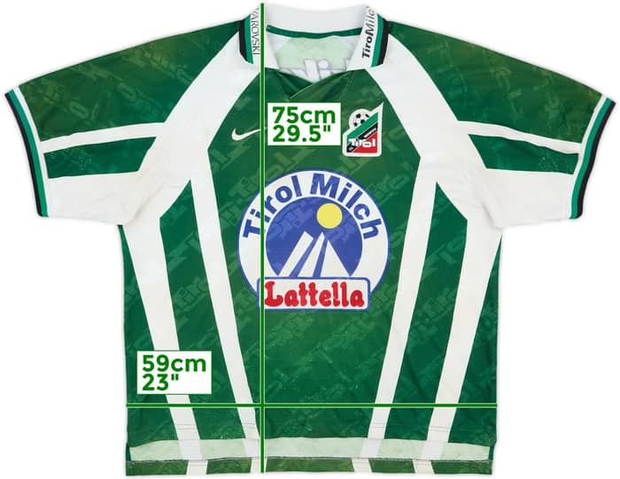 1996-97 Tirol Innsbruck Match Issue Away Shirt #15