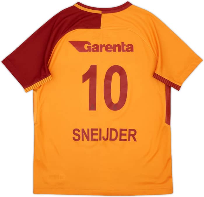 2017-18 Galatasaray Home Shirt Sneijder #10 - 6/10 - (L.Boys)