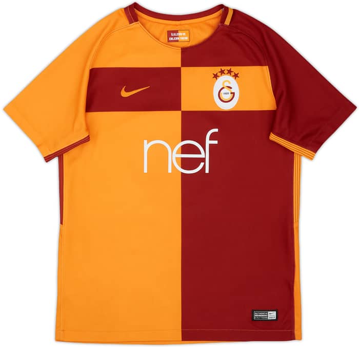 2017-18 Galatasaray Home Shirt Sneijder #10 - 6/10 - (L.Boys)