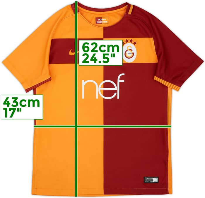 2017-18 Galatasaray Home Shirt Sneijder #10 - 6/10 - (L.Boys)