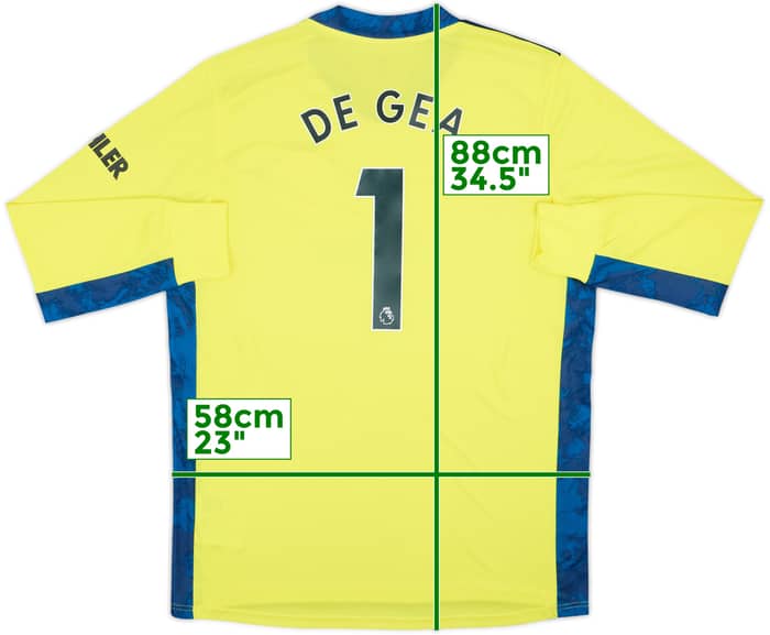 2020-21 Manchester United Camiseta de Portero De Gea #1 (XL)