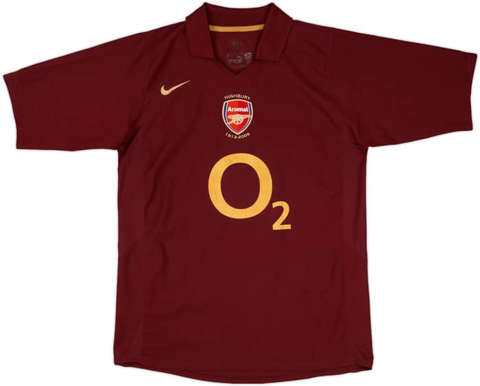 2005-06 Arsenal Home Shirt Henry #14 - 6/10 - (L)