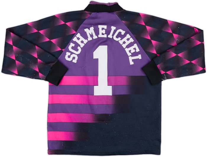 1996-97 Manchester United GK Shirt Schmeichel #1 - 7/10 - (L.Boys)