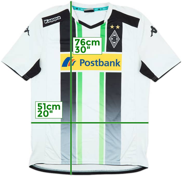 2014-15 Borussia Monchengladbach Home Shirt Younes #25 - 6/10 - (L)