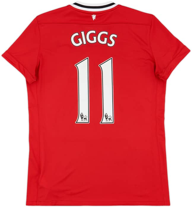 2011-12 Manchester United Home Shirt Giggs #11 - 7/10 - (Women's L)