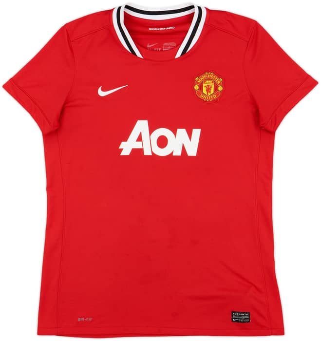 2011-12 Manchester United Home Shirt Giggs #11 - 7/10 - (Women's L)
